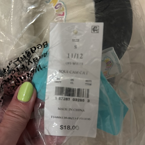 NWT Squishmallow Cam the Cat Slippers; Size S (11/12) - Picture 4 of 4